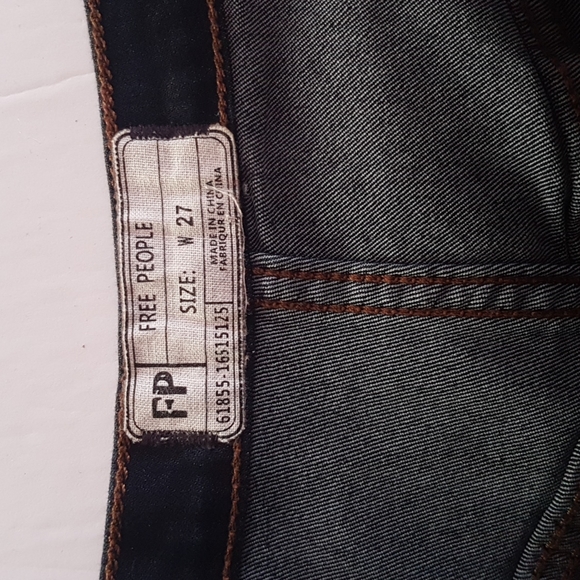 FREE PEOPLE Radar Love High Waist Denim Shorts 27 - Picture 5 of 11